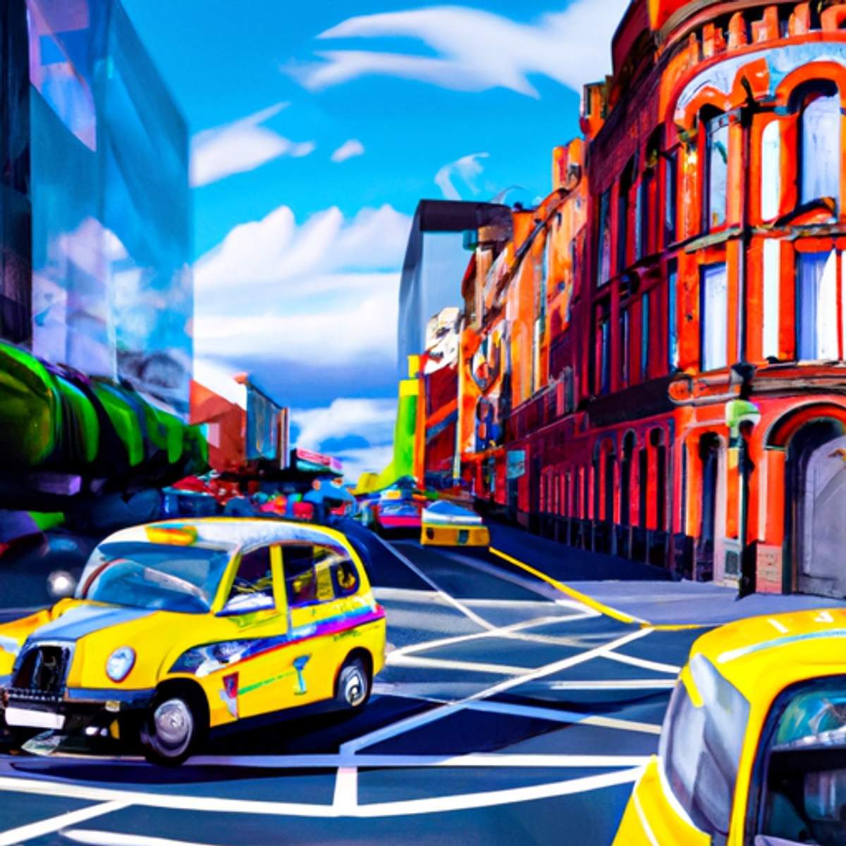 Taxipris i Storbritannia