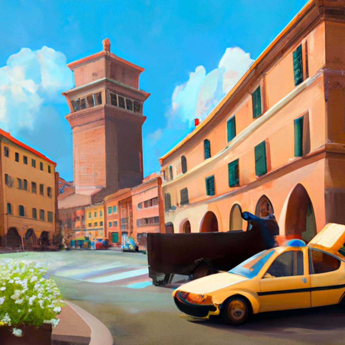 Taxipris i Italia