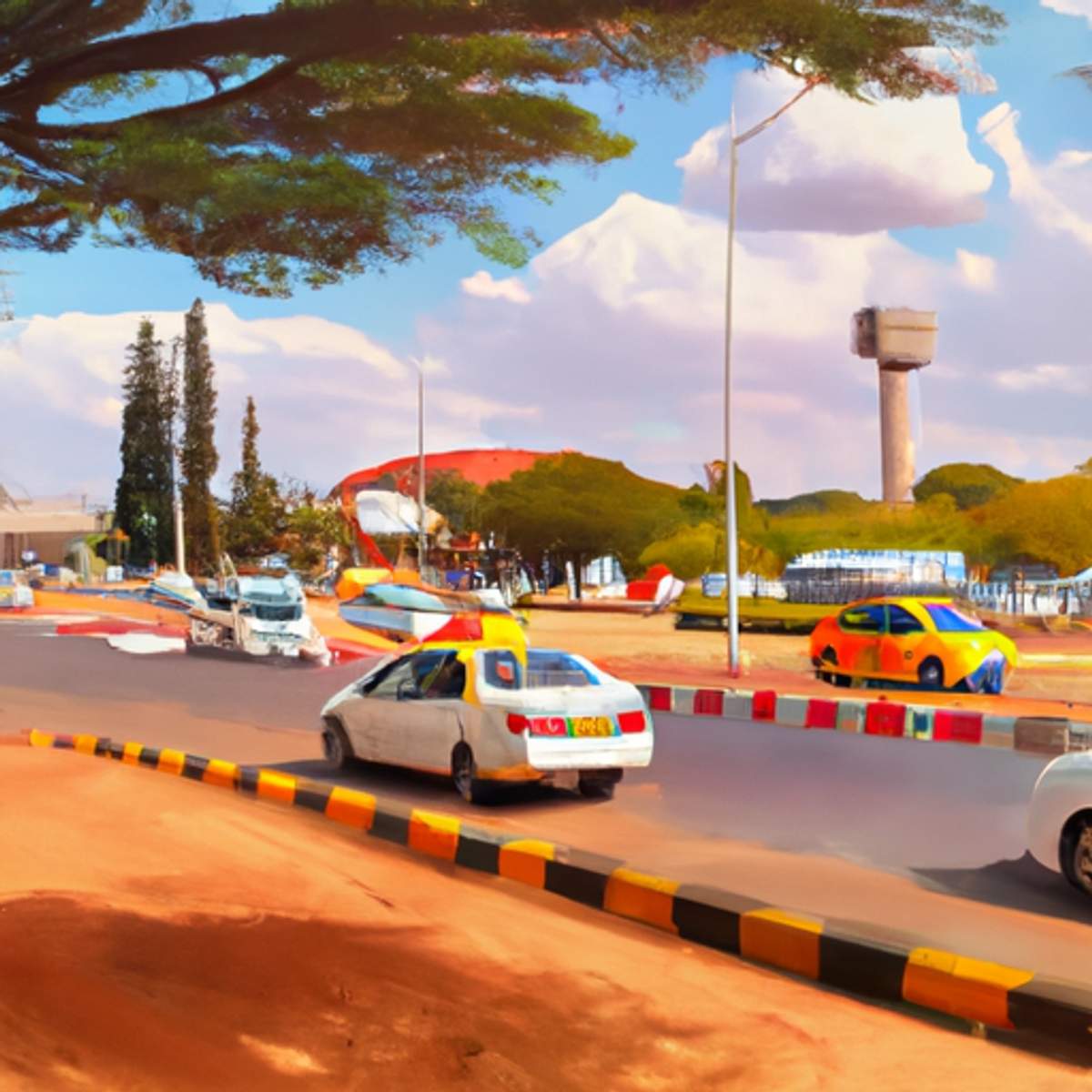 Taxipris i Botswana