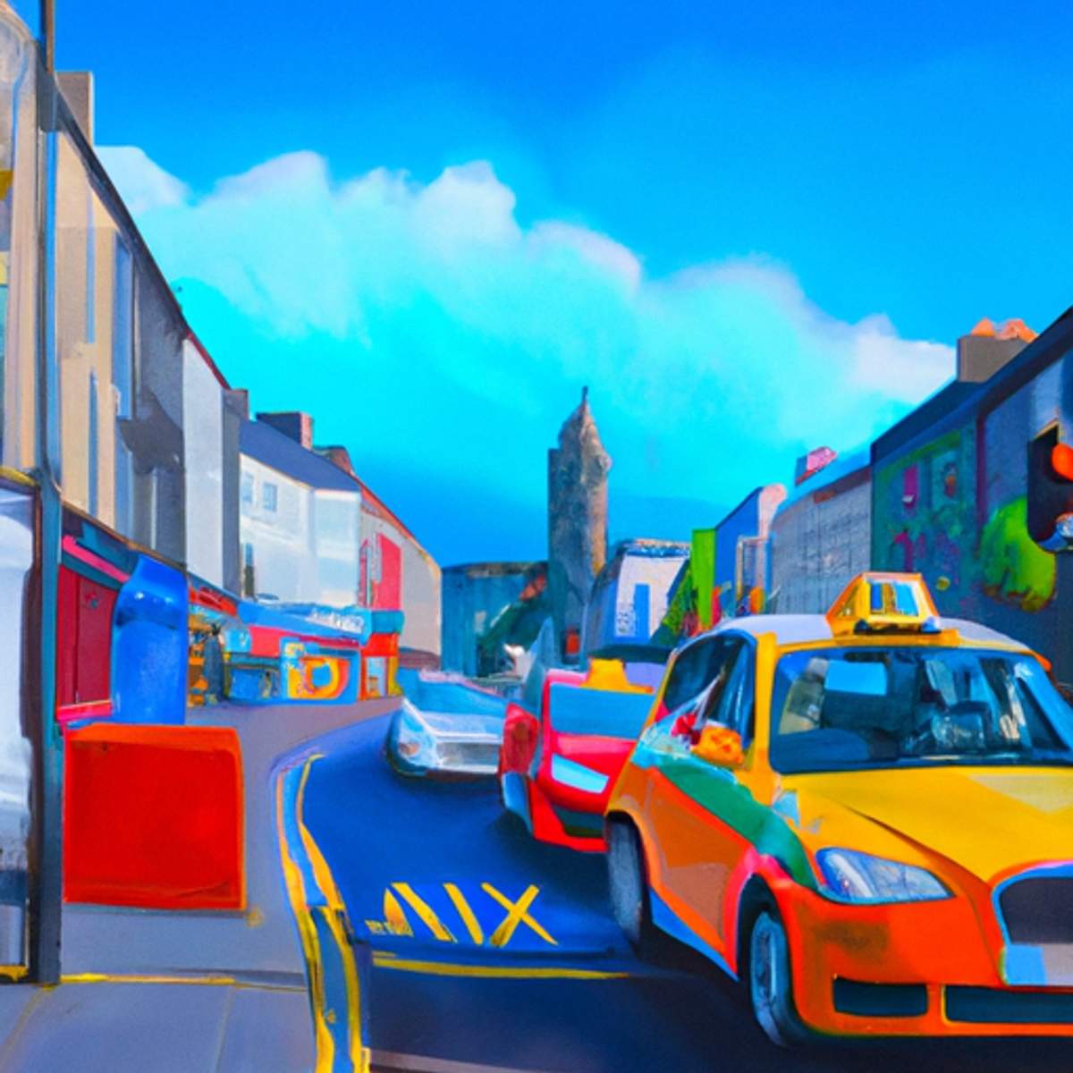 Taxipris i Irland
