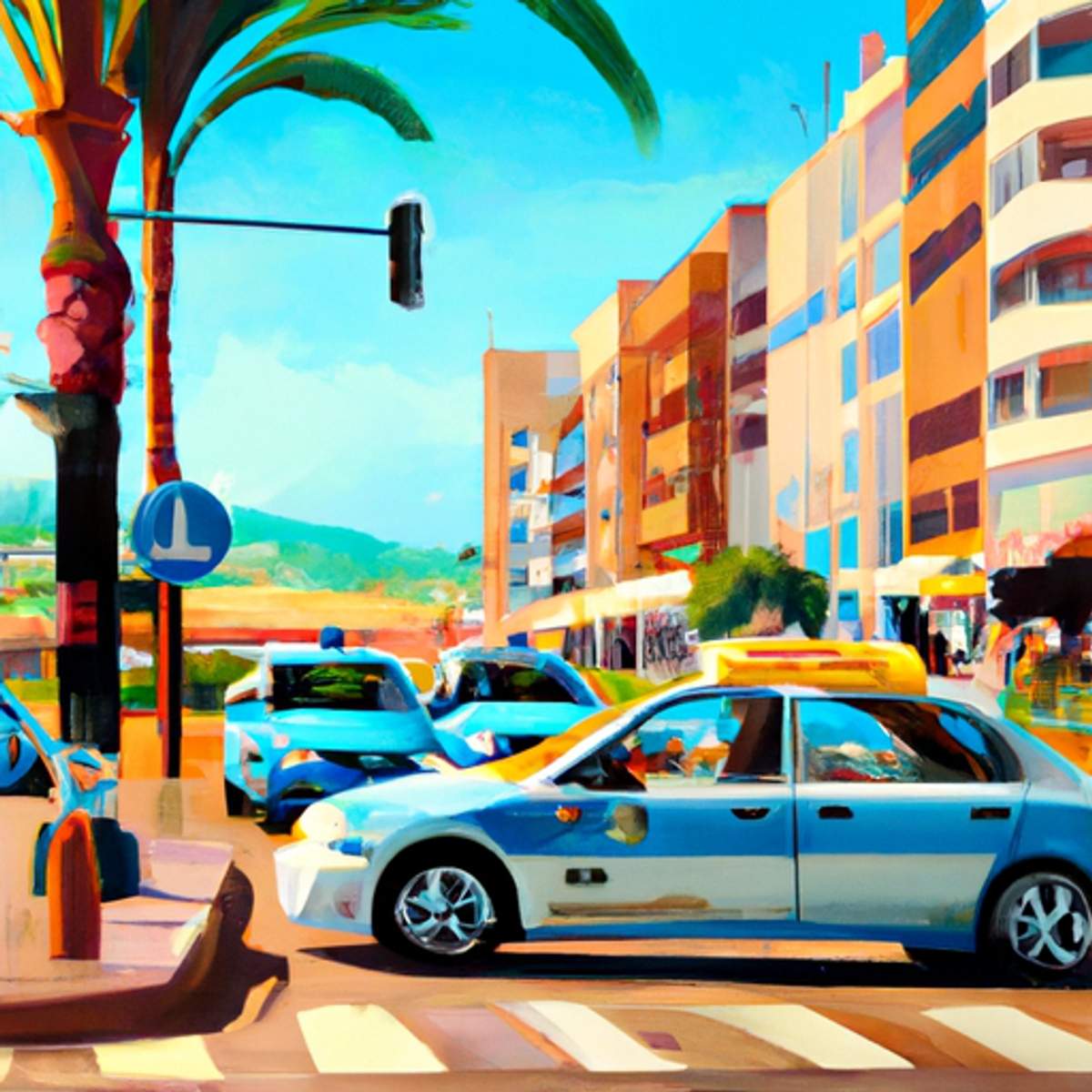 Taxipris i Spania