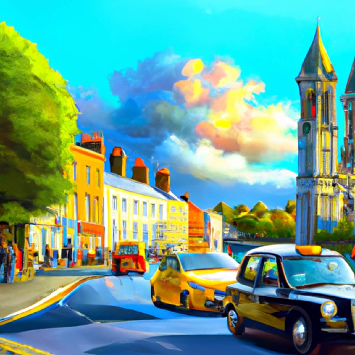 Taxipris i Irland