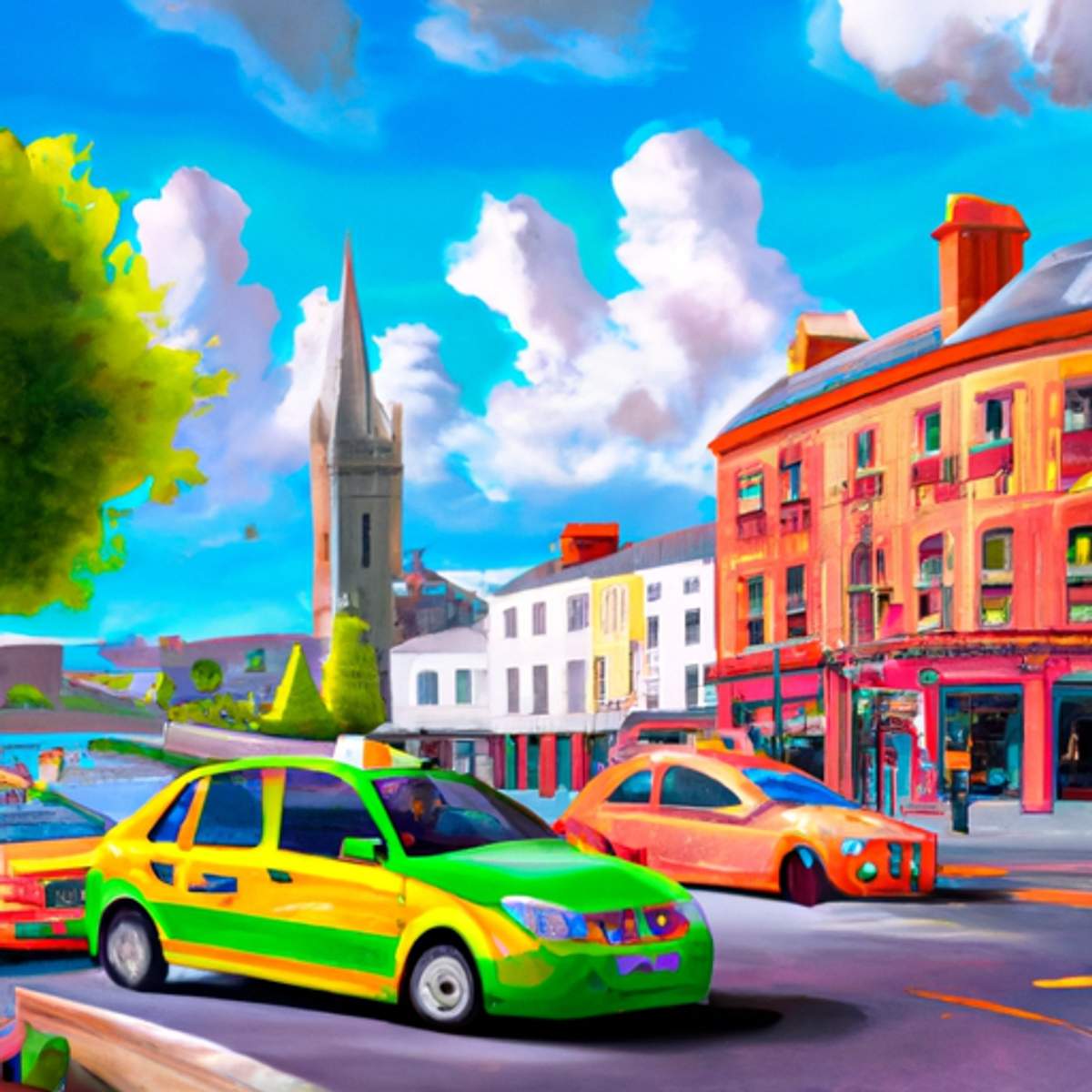 Taxipris i Irland