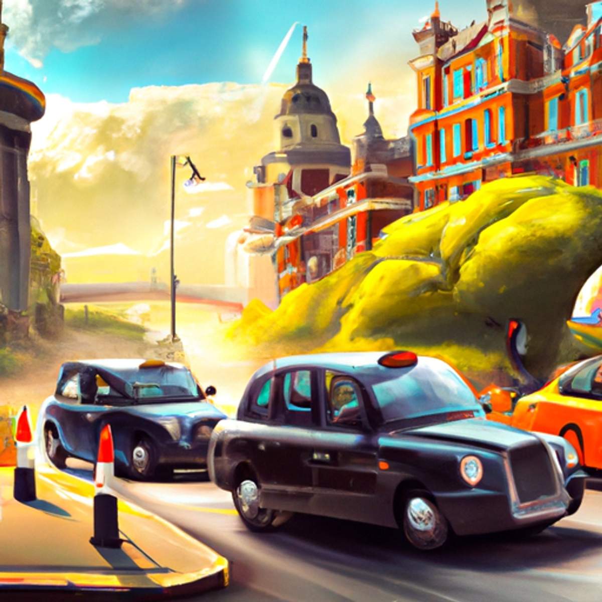 Taxipris i Storbritannia