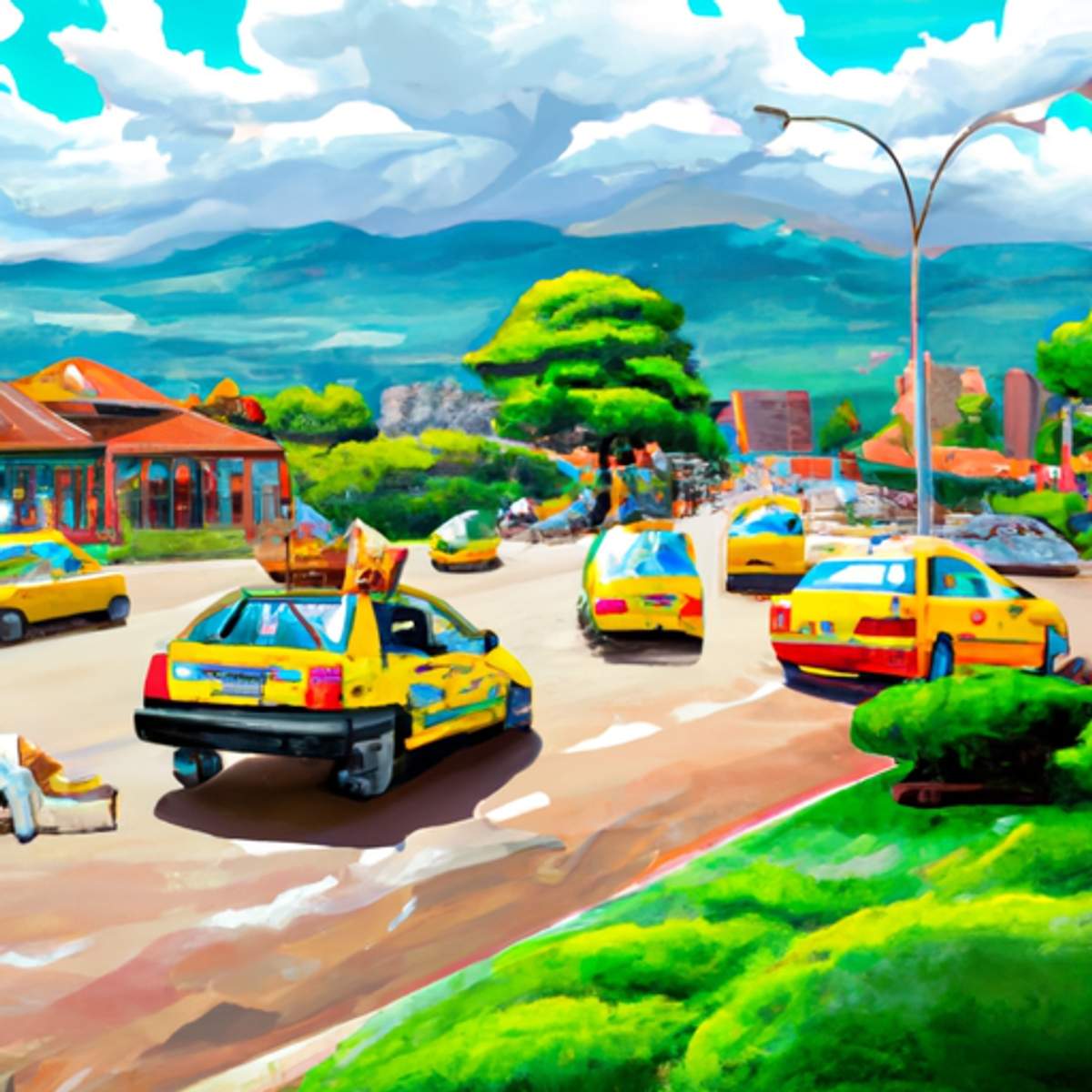 Taxipris i Rwanda